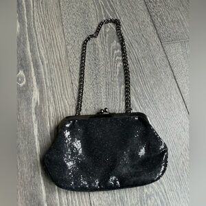 Express Sparkle Evening Bag in Black